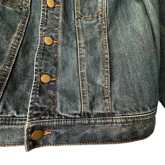MAISON JULES | NWOT | DENIM JEAN JACKET | SIZE: MEDIUM - Picture 6 of 12